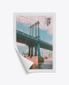 A4 Kraft Poster Mockup