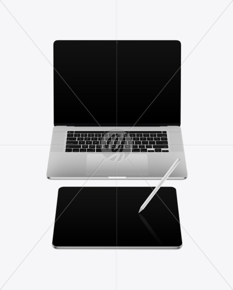 Download Macbook Pro 16 And Ipad Pro 12 9 Front View Mockup In Device Mockups On Yellow Images Object Mockups Yellowimages Mockups