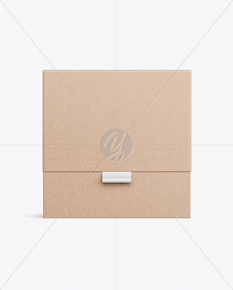 Kraft Box Mockup PSD #1