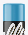Matte Spray Bottle w/ Glossy Cap Mockup