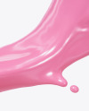 Plastic Cup with Splashes Mockup
