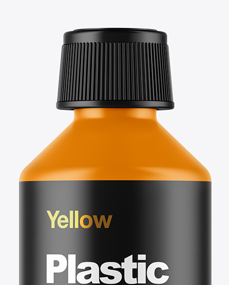 Matte Plastic Bottle Mockup PSD #2