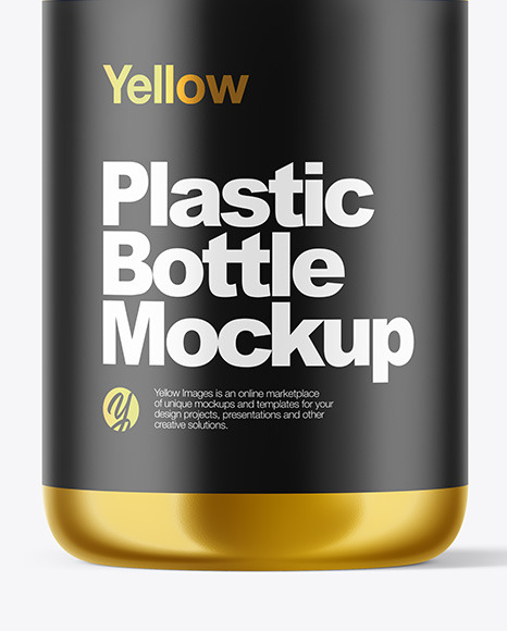 Mettalic Bottle Mockup PSD #1