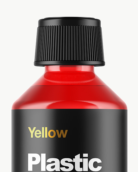 Plastic Bottle Mockup PSD #2