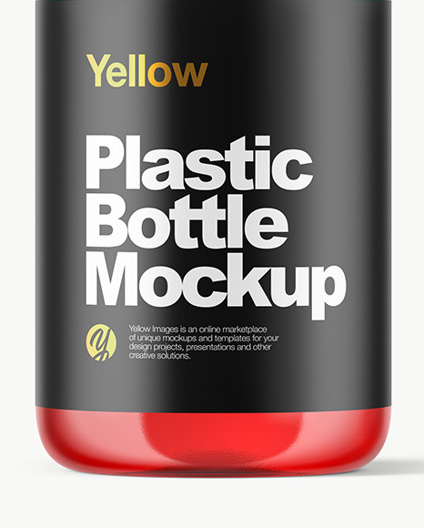 Plastic Bottle Mockup PSD #1