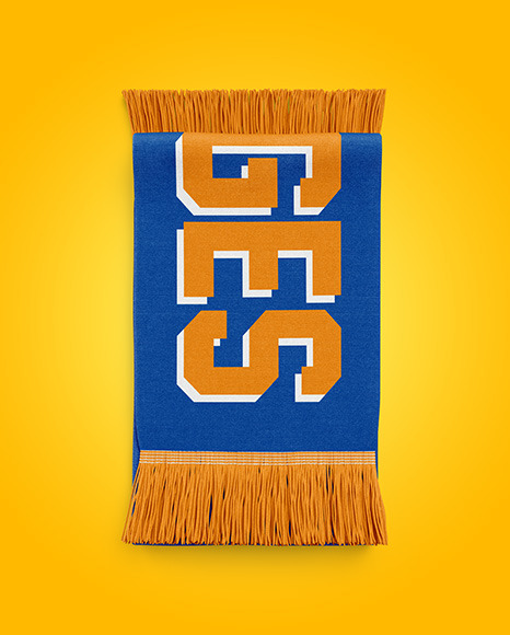 Fan Scarf Mockup PSD #6