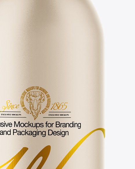 Ceramic Wine Bottle Mockup PSD #1