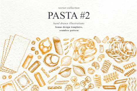 Pasta Vector Collection #2