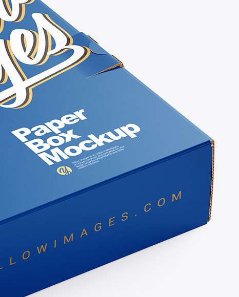 Paper Box Mockup PSD #1