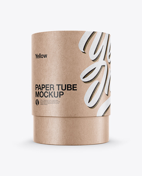 Download Cardboard Tube Packaging Mockup Yellowimages