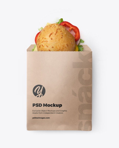 Download Paper Snack Pack Mockup In Packaging Mockups On Yellow Images Object Mockups