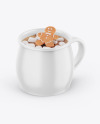 Mug with Hot Chocolate Mockup
