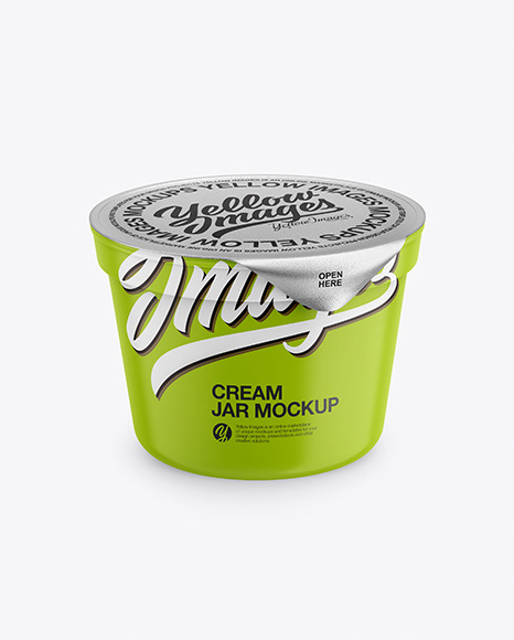 Matte Cream Jar Mockup Matte Cream Jar Mockup