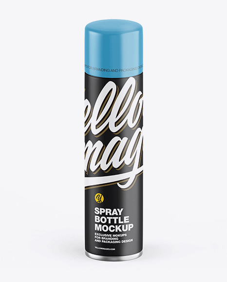 Download Matte Spray Bottle w/ Glossy Cap Mockup in Bottle Mockups ...