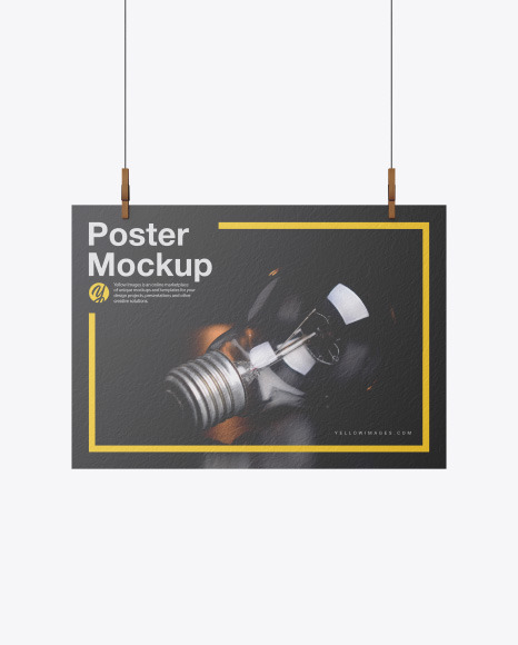 Textured A3 Poster Mockup