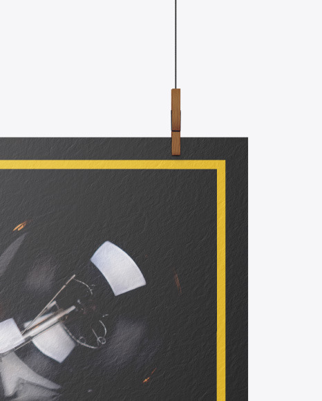 Textured A3 Poster Mockup