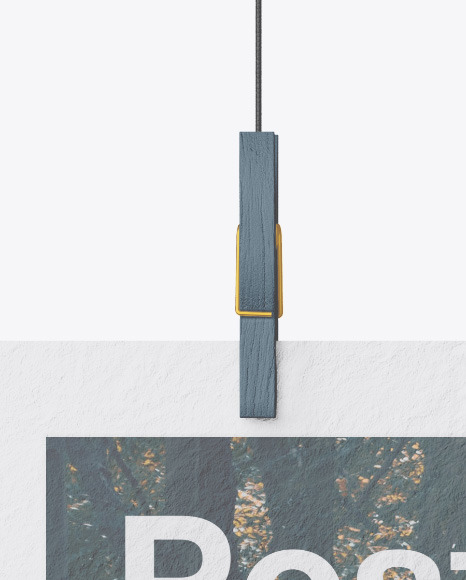 Textured A3 Poster Mockup