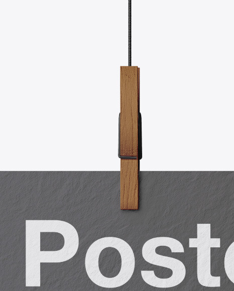 Textured A3 Poster Mockup