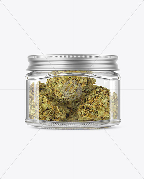 Download Square Glass Jar With Weed Buds Mockup In Jar Mockups On Yellow Images Object Mockups Yellowimages Mockups