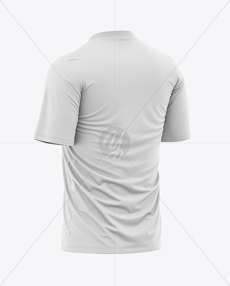 Men S Loose Fit T Shirt Mockup Back Half Side View In Apparel Mockups On Yellow Images Object Mockups