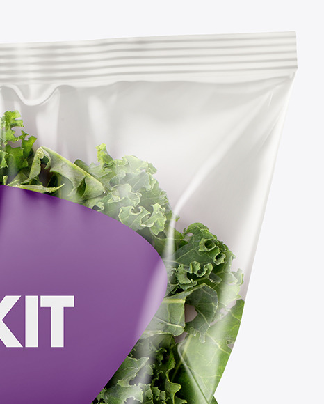 Download Plastic Bag With Salad Kit Mockup In Bag Sack Mockups On Yellow Images Object Mockups