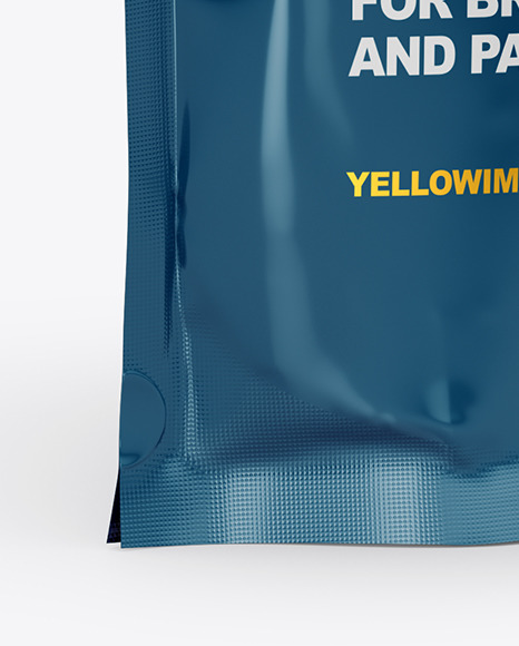 Glossy Stand Up Pouch Mockup PSD #2