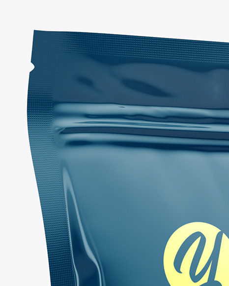 Glossy Stand Up Pouch Mockup PSD #1