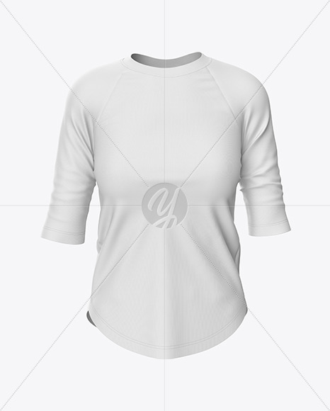 Women S Raglan T Shirt Mockup In Apparel Mockups On Yellow Images Object Mockups