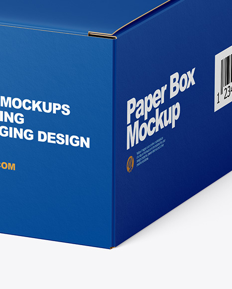 Paper Box Mockup PSD #1