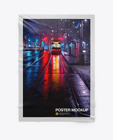 Download Urban Poster Mockup Psd Yellow Images