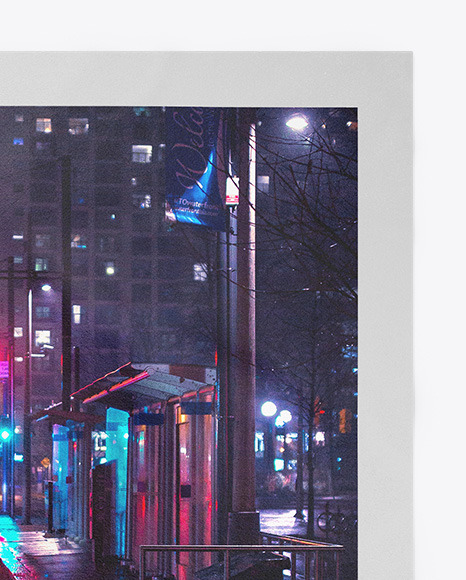 Urban Street Billboard Mockup