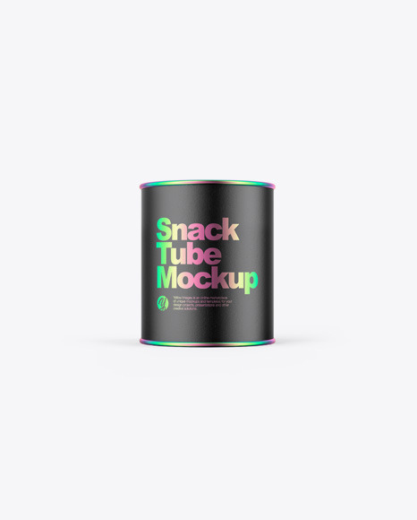 Download Paper Snack Tube W Chips Mockup In Tube Mockups On Yellow Images Object Mockups PSD Mockup Templates