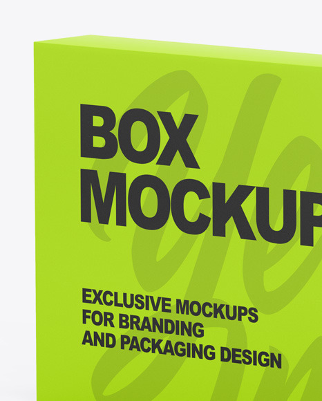 Paper Box Mockup PSD #1