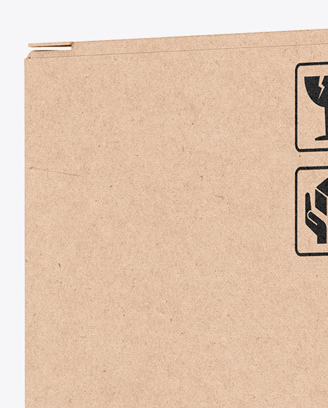 Kraft Box Mockup PSD #2