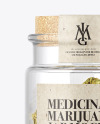 Medicinal Marijuana Jar Mockup