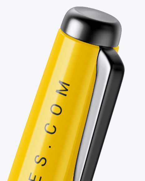 Glossy Pen w  Metallic Finish Mockup PSD #6