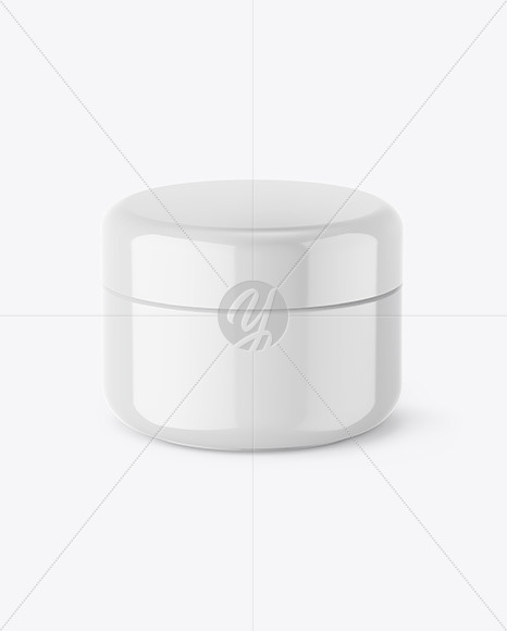 Glossy Plastic Jar Mockup Glossy Plastic Jar Mockup