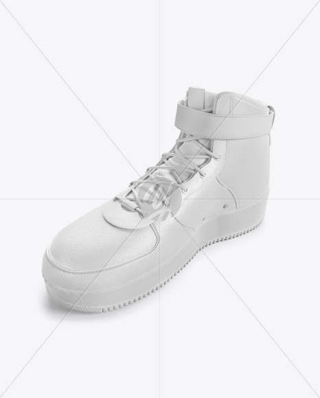 Sneaker Mockup In Apparel Mockups On Yellow Images Object Mockups