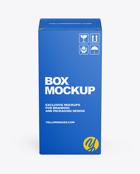 Download Paper Box Mockup In Box Mockups On Yellow Images Object Mockups PSD Mockup Templates