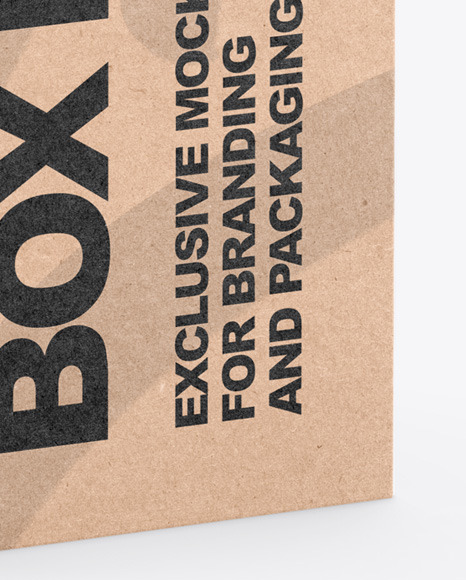 Kraft Box Mockup