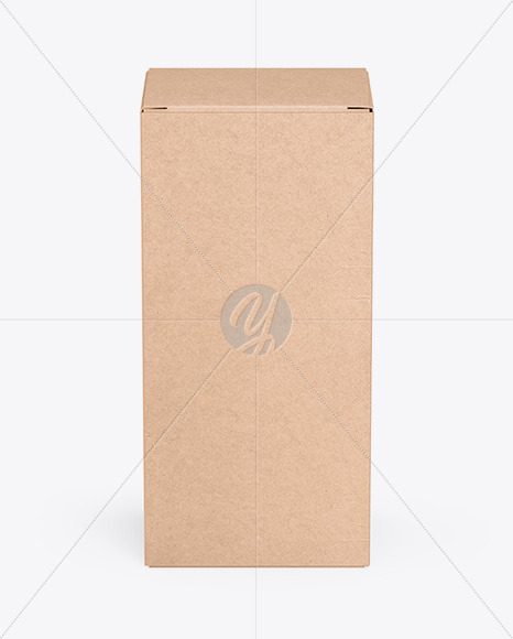 Kraft Box Mockup PSD #1