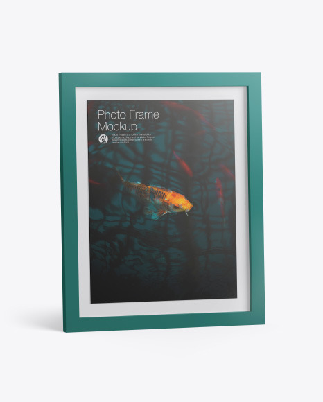 Glossy Photo Frame Mockup PSD #1
