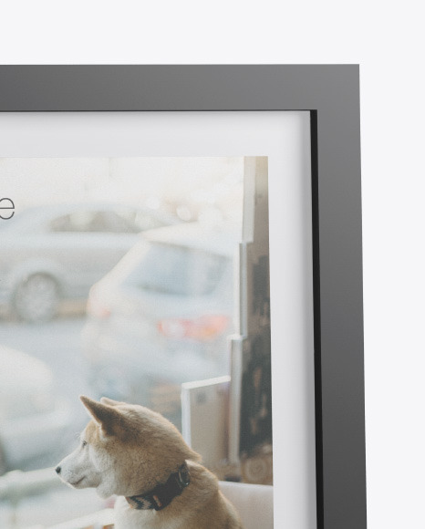 Glossy Photo Frame Mockup PSD #7