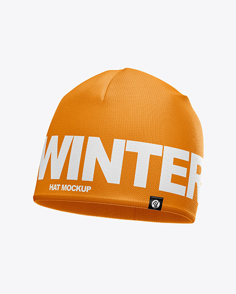 Download Winter Hat Mockup In Apparel Mockups On Yellow Images Object Mockups