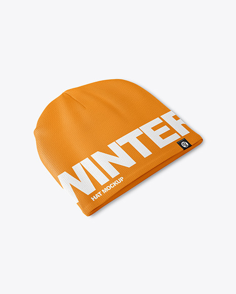 Download Winter Hat Mockup In Apparel Mockups On Yellow Images Object Mockups