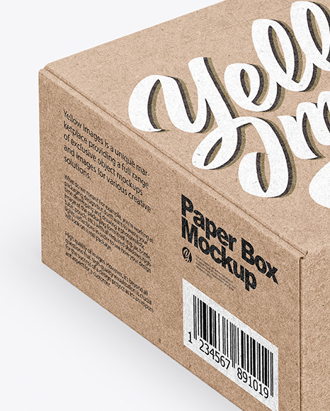 Kraft Box Mockup