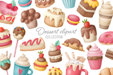 Dessert clipart collection