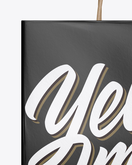 Matte Shopping Bag w  Rope Handles Mockup PSD #6