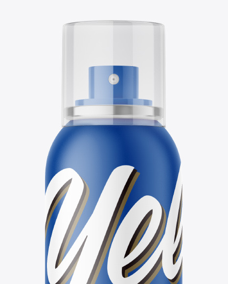 Aerosol Bottle Mockup