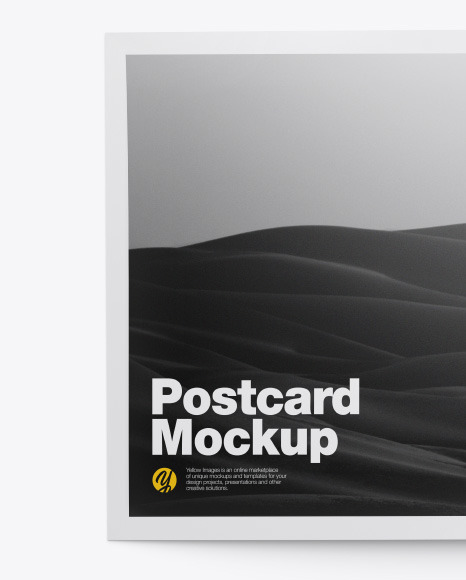 Matte A5 Postcard Mockup